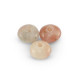 Natural stone beads Marble rondelle 2x4mm Glamour Pink